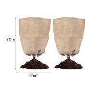 VRTYVEYBB 2pcs Winter Flax Plant Covers: your plants from frost