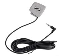VRTYVEYBB Car Audio, 3.5mm Microphone External Stereo Wired Mic, For BMW Vehicles, High Sensitivity -32dB, Roof Panel Installation, 50Hz-20KHz Frequency Response, Black ABS Material