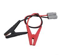 VRTYVEYBB Car Battery Connector, For Anderson Connector Car Cable, 10AWG Two Battery for Alligator Clips, 55Cm Length 12-24V DC Power Supply Wire Diameter 1AWG, For Automotive Electrical Applications