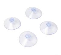 VRTYVEYBB Convenient Removable Suction Cups for Glass Casement, Extra Strong Suckers, Round Button (4pcs 5cm)