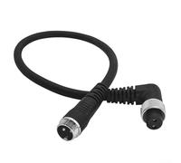 VRTYVEYBB For DAIWA Fishing Reel 2 Hole Power Cable Elbow Adapter, Flexible and PVC, Anti Aging Performance (6 oclock)