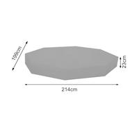 VRTYVEYBB Octagon Sandboxes Cover，210D Heavy Duty Children's Sandbox for Protection, black