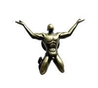 VRTYVEYBB People Handle Furniture Accessory Zinc Alloy Pulls for Wardrobe (Bronze)