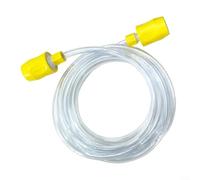 VRTYVEYBB Replacement Hose Tube for Karcher for Puzzi 8/10 100 10/1 10/2 8/1C 200 Carpet Cleaner, 2.5m Vacuum Hose with Yellow Connectors, Compatible with Part Number 4.446-023.0(1PACK)