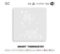 VRTYVEYBB Smart Home Heating Control For MOES WiFi Thermostat Supporting For Tuya & For Matter Protocols with Child Safety Lock Feature