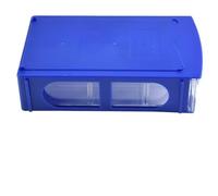 VRTYVEYBB Stackable Plastic Hardware Storage Box for Screws, Nuts, Bolts & Craft Supplies - 160x95x40mm, Thickened PET, Clear Drawers with Finger Grip, 1PC