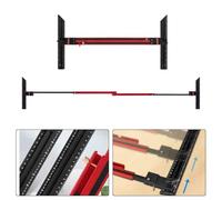 VRTYVEYBB Stair tread template tool made of anodized aluminum, precise measuring range 23.1-63.1 inches, for stair construction and DIY.