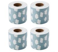VRTYVEYBB Window Anti-Condensation Strips Moisture Absorbing Tape 2.8M Roll Washable Water-Absorbing Sticker for Kitchen Glass Sink Countertop Bathroom 4 Designs(The White Cloud)