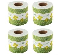 VRTYVEYBB Window Anti-Condensation Strips Moisture Absorbing Tape 2.8M Roll Washable Water-Absorbing Sticker for Kitchen Glass Sink Countertop Bathroom 4 Designs(Four-leaf clover)