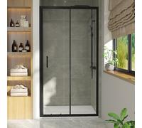 Vruc 1000X1900mm Shower Enclosure Sliding Door Black