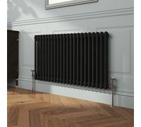 Vruc Cast Iron Style Radiator Traditional 2 Column 600X1010mm Black