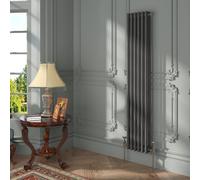 Vruc Cast Iron Style Radiator Traditional 3 Column 1500X292mm Anthracite