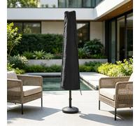 VRUC Parasol Cover For Garden Patio Sun Umbrella Banana Parasol 210Cm Black