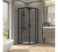 Vruc Quadrant Shower Enclosure 760 X 760 X 1900 mm Black