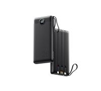 VRURC Portable Charger 20000mAh with Built in Fast Charging Cables,Power Bank PD 18W QC 3.0 Quick Charge USB C Battery Pack with 5 Outputs & 2 Inputs Compatible with Smart phones