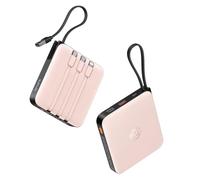 VRURC Portable Power Bank Built-in Cables, 20000mAh 22.5W Fast Charging USB C Battery Pack, Phone Charger Battery & LED Display, for iPhone 15 14 Samsung Galaxy S23 S22 Google LG Android Phone