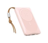 VRURC Power Bank QC 22.5W & PD 20W Magnetic External Battery 10,000 mAh Fast Charging Portable Battery Compatible with iPhone /14/13/12/Pro/Max/Mini (Pink)