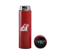 VRUTZ Smart Flask for Hot and Cold Drink with Temperature Display Stainless Steel Thermo Flask for Boiled Water Bottles Insulated Milk Tea Coffee Travel Mug 500ml (Red)