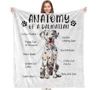 VRW Dalmatian Mom Dog Theme Throw Blanket - Women's Gift, 50x60 Inches