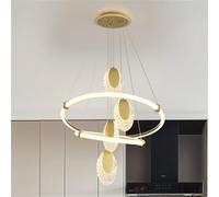 Vrygle 2-Layers Led Staircase Chandelier Acrylic Glass Spiral Ceiling Lights High Ceiling Villas