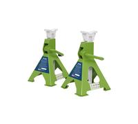 Sealey Ratchet Axle Stands VS2003HV - Pair, 3 Tonne per Stand - Hi-Vis Green