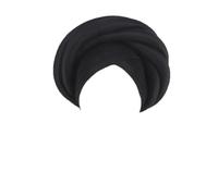 Vsadsau Women Braids African Turban Cap Silky Headtie Traditional Nigerian Wedding Party Headpiece Black