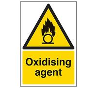 Vsafety 69017AU-R'Oxidising Agent' Sign, Portrait, 200 mm x 300 mm (Pack of 3)