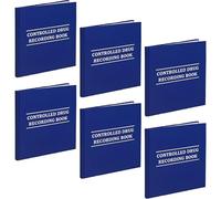 VSafety Controlled Drug Recording Book (6, Blue)