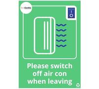 Vsafety Eco Poster - Air Con - A3
