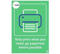 Vsafety Eco Poster - Reduce Printing - A4