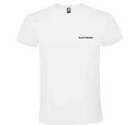 VSafety Electrician T-Shirt - White - Medium