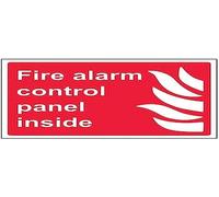 VSafety Fire Alarm Control Panel Inside Sign - Landscape - 200mm x 150mm - 1mm Rigid Plastic