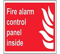 VSafety Fire Alarm Control Panel Inside Sign - Landscape - 300mm x 200mm - Self Adhesive Vinyl