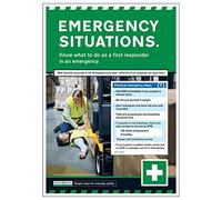 VSafety In Practice - Emergency Situations A2 Poster - 420 x 594mm - Premium
