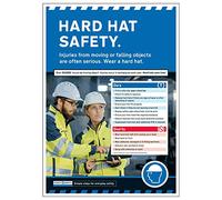 VSafety In Practice - Hard Hat Safety A2 Poster - 420 x 594mm - Standard