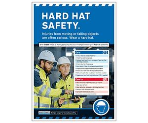VSafety In Practice - Hard Hat Safety A2 Poster - 420 x 594mm - Standard
