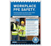 VSafety In Practice - Workplace PPE safety A2 Poster - 420 x 594mm - Premium