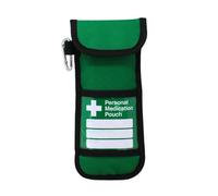 VSafety Insulated Personal Medication Travel Carry Case - Portable Medication Pouch with Foil Lined Interior - Compact Slimline Design - Carabiner Clip and Belt Loops - 230 x 105 x 10mm