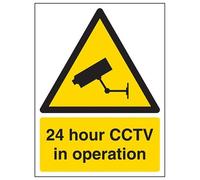 VSafety Security Notice, CCTV In Operation Sign - Portrait - 200mm x 300mm - 1mm Rigid Plastic