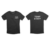 VSafety Temp Staff T-Shirt - Black - Medium