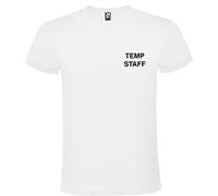 VSafety Temp Staff T-Shirt - White - Large