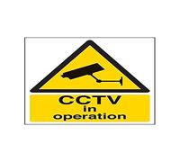 VSafety Warning Cctv In Operation Sign - Portrait - 200mm x 300mm - 2mm Rigid Plastic