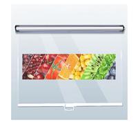 VSAQLNWZ Generic Transparent Roller Blind, Dustproof Pvc Transparent Roller Shade, Waterproof Clear Pvc Roller Blinds for Market Cooler,Veggie Shops,Delis,bakeries,70cm(28in)*150cm(59in)