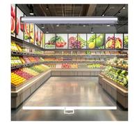 VSAQLNWZ Roller Blinds for Refrigerator, Cooling Clear Roller Blinds, Windproof Clear Roll up Blinds for Market Cooler,Veggie Shops,Delis,bakeries,70cm(28in)*150cm(59in)