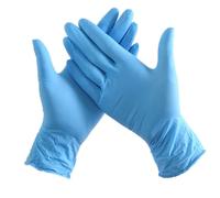 VSDent Blue Nitrile Examination Gloves - Multipurpose, Powder Free and Latex Free Surgical Gloves - Box of 100 Gloves, Extra Large