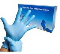 VSDent Blue Vinyl Gloves - Extra Large (10 Box=1000 Pcs)