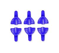 VSDent Dental Impression Trays - Pack of 12 Blue (Medium Upper # 3)