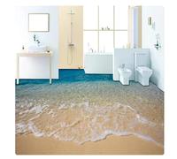vsdhlsidgl Custom Flooring Mural Wallpaper 3D Stereoscopic Beach Floor Sticker PVC Waterproof Self-Adhesive Non-Slip Wallpaper Home Decor*150cmx105cm(59.1x41.3inch)