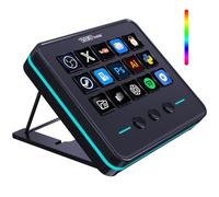 VSDINSIDE Macro Keypad, Stream Controller Deck Gaming Streaming Shortcut Keyboard, 18 Programmable Keys Customizable Visual AI Pad USB Soundboard for OBS, YouTube, Desk Office Setup, Laptop, PC, Mac