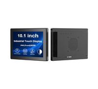 VSDISPLAY 10.1-Inch Industrial Touch Screen Monitor, 1280×800, 250 nits, IP65 Front Protection, 10-Point Capacitive Touch, Wide Temperature, Metal Structure
